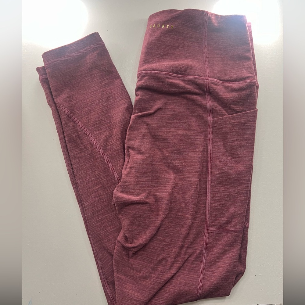 Victoria's Secret Burgundy Leggings